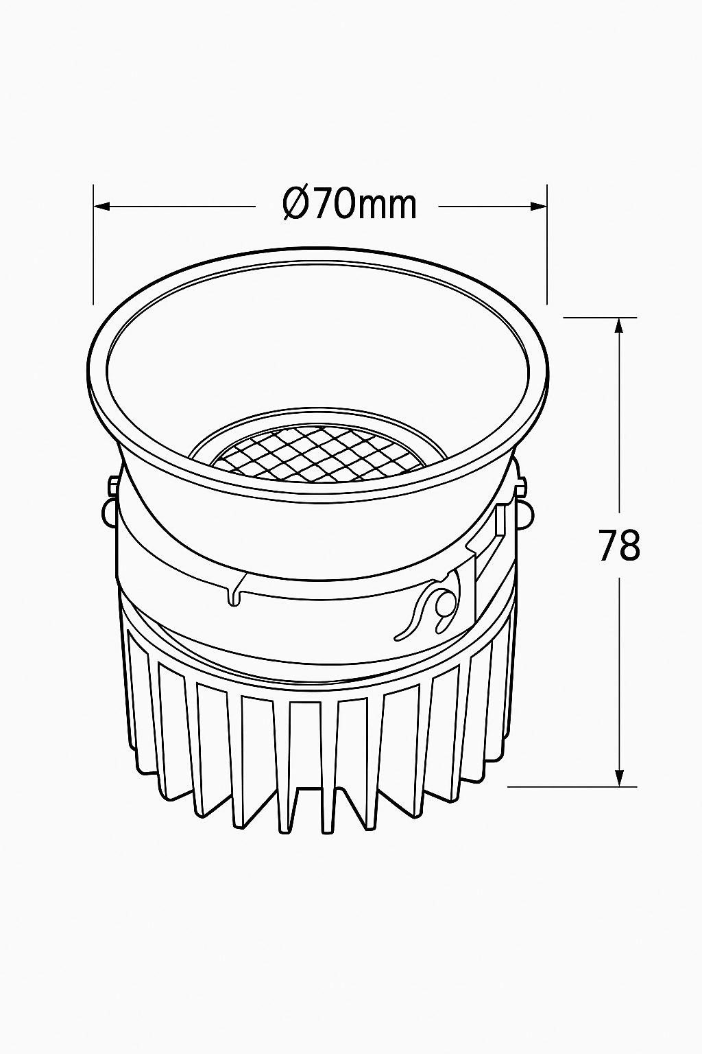 MULTI SPOT LIGHT 12W 4000K (WHITE)